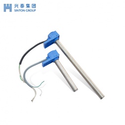 Titanium single head heating tube